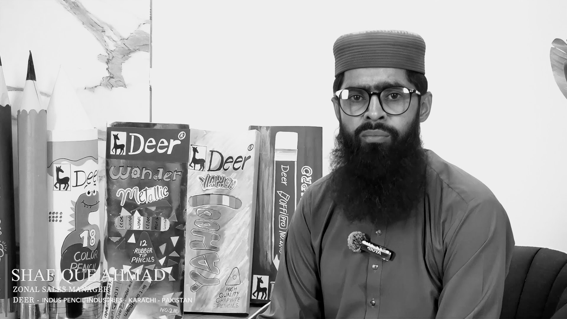 Zonal Sales Manager South Punjab Mr. Shafique Ahmed of Indus Pencil Industries validates distribution network development and sales force training under Sales and Marketing Consultant Sabih Toor.