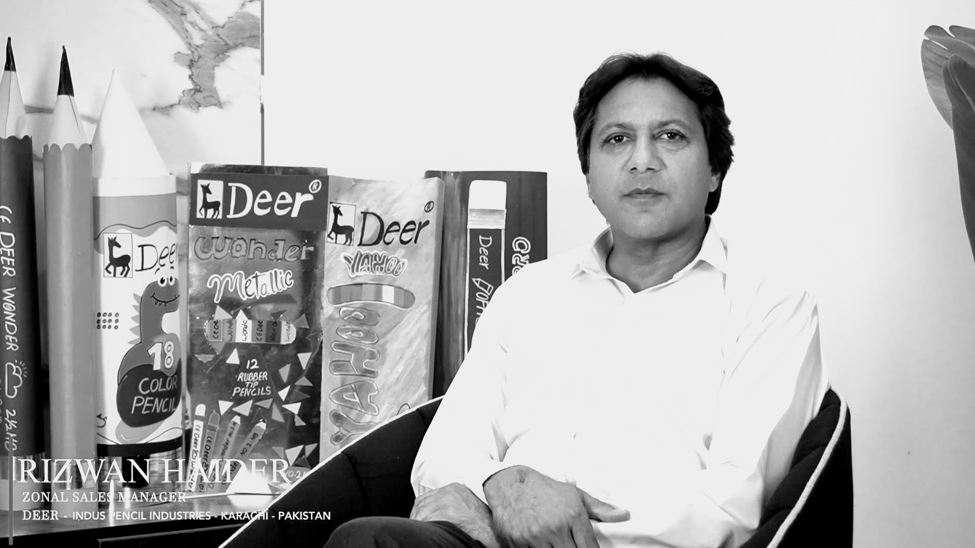 Zonal Sales Manager Islamabad Mr. Rizwan Haider of Indus Pencil Industries validates corporate crisis management, conflict resolution, and territory turnaround under Business Advisor Sabih Toor.